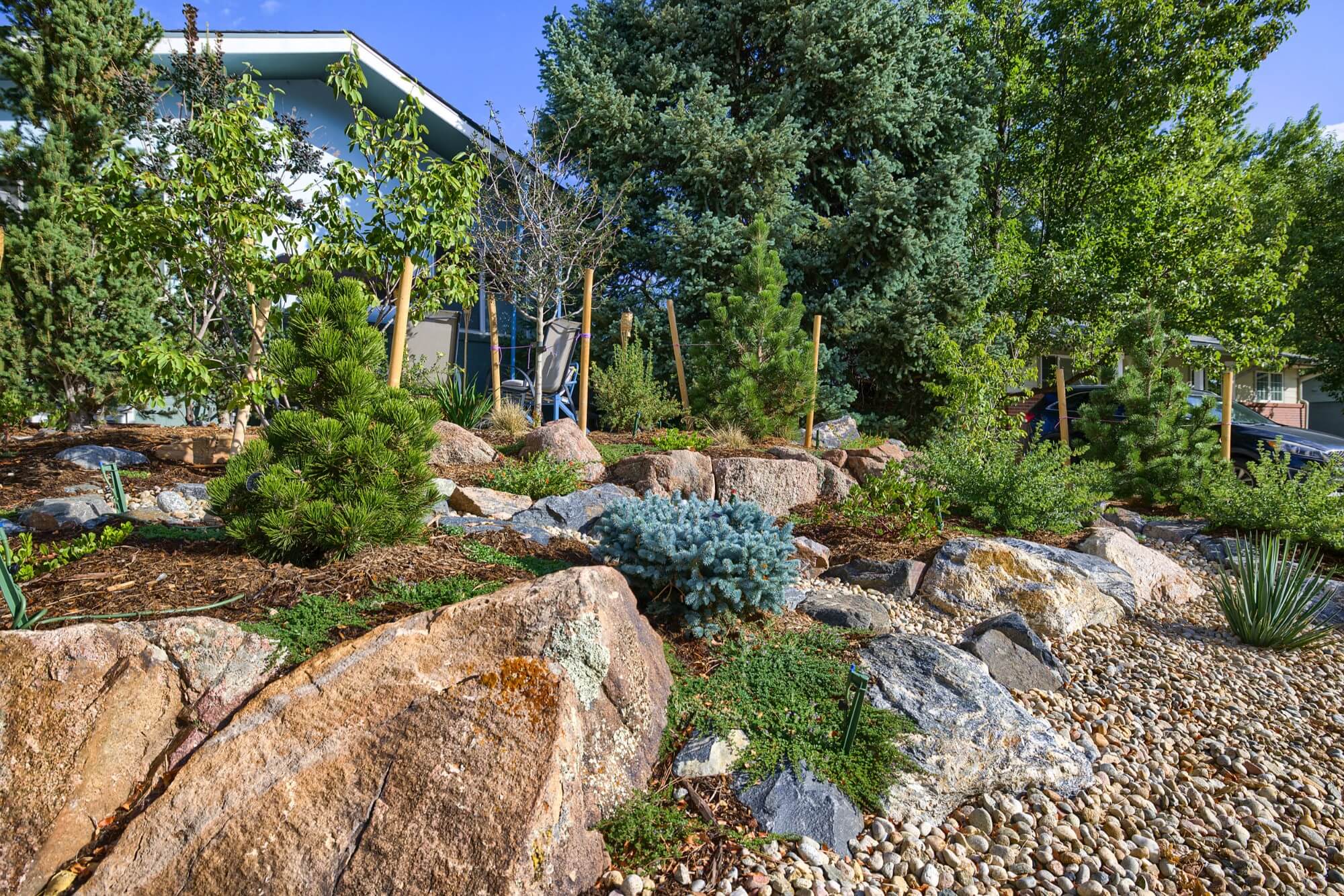 Retaining Walls and Rock Features