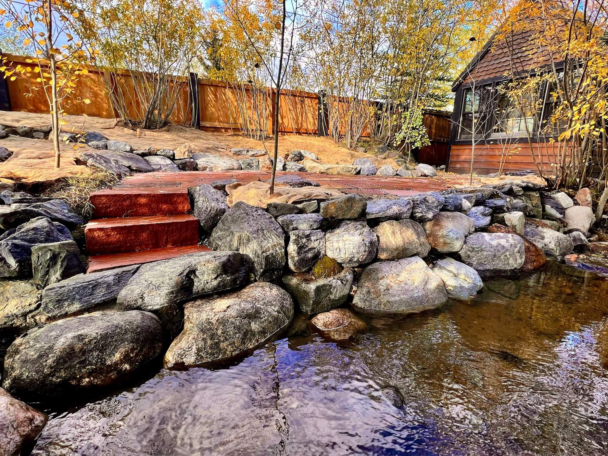 Retaining Walls & Rock Features